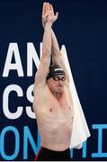 23 June 2024; Shane Ryan of Ireland before the Men's 50m Freestyle final during day seven of the 2024 European Aquatics Championships at Belgrade, Serbia. Photo by Nikola Krstic/Sportsfile