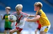 24 June 2024; Action from Cárna-Caiseal, Galway, and An Ghaeltacht, Kerry, during the GAAgaeilge Go Games at Croke Park in Dublin. Photo by Shauna Clinton/Sportsfile
