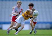 24 June 2024; Action from Cárna-Caiseal, Galway, and An Ghaeltacht, Kerry, during the GAAgaeilge Go Games at Croke Park in Dublin. Photo by Shauna Clinton/Sportsfile