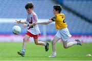 24 June 2024; Action from Cárna-Caiseal, Galway, and An Ghaeltacht, Kerry, during the GAAgaeilge Go Games at Croke Park in Dublin. Photo by Shauna Clinton/Sportsfile