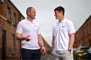 25 June 2024; Diarmuid Connolly, right, and Michael Murphy teamed up with BoyleSports to preview this weekend’s action at the Croke Park Hotel in Dublin. Get paid out early with BoyleSports if your team goes 7 points ahead, even if they draw or lose!. Photo by Stephen McCarthy/Sportsfile