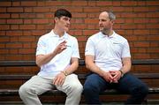 25 June 2024; Diarmuid Connolly, left, and Michael Murphy teamed up with BoyleSports to preview this weekend’s action at the Croke Park Hotel in Dublin. Get paid out early with BoyleSports if your team goes 7 points ahead, even if they draw or lose!. Photo by Stephen McCarthy/Sportsfile