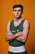 28 June 2024; Aidan Walsh during the Team Ireland Paris 2024 boxing team announcement at the Sport Ireland Institute in Dublin. Photo by Sam Barnes/Sportsfile