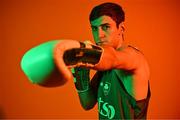 28 June 2024; Aidan Walsh during the Team Ireland Paris 2024 boxing team announcement at the Sport Ireland Institute in Dublin. Photo by Sam Barnes/Sportsfile