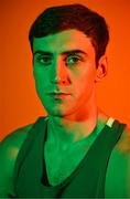 28 June 2024; Aidan Walsh during the Team Ireland Paris 2024 boxing team announcement at the Sport Ireland Institute in Dublin. Photo by Sam Barnes/Sportsfile