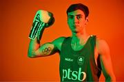 28 June 2024; Aidan Walsh during the Team Ireland Paris 2024 boxing team announcement at the Sport Ireland Institute in Dublin. Photo by Sam Barnes/Sportsfile