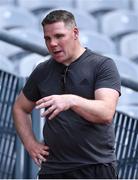 24 June 2024; Former Donegal footballer Kevin Cassidy during the GAAgaeilge Go Games at Croke Park in Dublin. Photo by Shauna Clinton/Sportsfile
