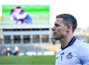 29 June 2024; Dublin goalkeeper Stephen Cluxton leaves the pitch following his side's defeat in the GAA Football All-Ireland Senior Championship quarter-final match between Dublin and Galway at Croke Park in Dublin. Photo by Stephen McCarthy/Sportsfile