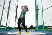 30 June 2024; Laura Dolan of Ferbane AC, Offaly, competing in the women's hammer during day two of the 123.ie National Outdoor Senior Championships at Morton Stadium in Santry, Dublin. Photo by Sam Barnes/Sportsfile