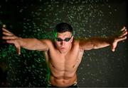 4 July 2024; Swimmer Darragh Greene during the Team Ireland Paris 2024 team announcement for Aquatics at the National Aquatic Centre on the Sport Ireland Campus in Dublin. Photo by Sam Barnes/Sportsfile