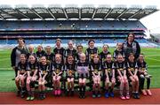 1 July 2024; Team Magheracloone, Monaghan, pictured at the 2024 LGFA Go Games Activity Day at Croke Park in Dublin. Photo by Shauna Clinton/Sportsfile