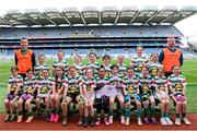 1 July 2024; Team St Rynaghs, Offaly, pictured at the 2024 LGFA Go Games Activity Day at Croke Park in Dublin. Photo by Shauna Clinton/Sportsfile