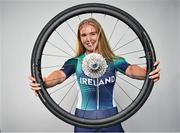 2 July 2024; Erin Creighton during the Team Ireland Paris 2024 team announcement for Cycling at the Crowne Plaza Hotel in Blanchardstown, Dublin. Photo by David Fitzgerald/Sportsfile