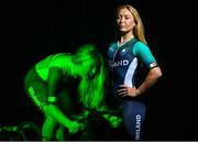 2 July 2024; (EDITOR'S NOTE; Image was created in camera) Lara Gillespie during the Team Ireland Paris 2024 team announcement for Cycling at the Crowne Plaza Hotel in Blanchardstown, Dublin. Photo by David Fitzgerald/Sportsfile