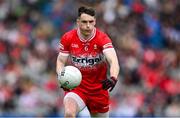 30 June 2024; Gareth McKinless of Derry during the GAA Football All-Ireland Senior Championship quarter-final match between Kerry and Derry at Croke Park in Dublin. Photo by Brendan Moran/Sportsfile