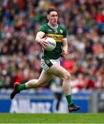 30 June 2024; Cillian Burke of Kerry during the GAA Football All-Ireland Senior Championship quarter-final match between Kerry and Derry at Croke Park in Dublin. Photo by Brendan Moran/Sportsfile