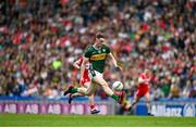 30 June 2024; Cillian Burke of Kerry during the GAA Football All-Ireland Senior Championship quarter-final match between Kerry and Derry at Croke Park in Dublin. Photo by Brendan Moran/Sportsfile