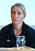 2 July 2024; Pictured at the GPA’s post AGM media briefing at the Radisson Blu, Dublin Airport, is Cora Staunton, GPA Vice-President. Photo by Ben McShane/Sportsfile