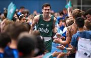 2 July 2024; Boxer Aidan Walsh arrives for the Team Ireland Open Training Day ahead of the Paris 2024 Olympic Games at the National Indoor Arena on the Sport Ireland Campus in Dublin. Photo by Sam Barnes/Sportsfile