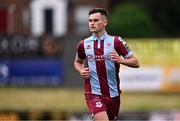 28 June 2024; Evan Weir of Drogheda United during the SSE Airtricity Men's Premier Division match between Derry City and Drogheda United at The Ryan McBride Brandywell Stadium in Derry. Photo by Ben McShane/Sportsfile