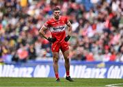 30 June 2024; Ciaran McFaul of Derry during the GAA Football All-Ireland Senior Championship quarter-final match between Kerry and Derry at Croke Park in Dublin. Photo by Ben McShane/Sportsfile