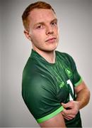 3 July 2024; Gavin Mullin during the Team Ireland Paris 2024 team announcement for Rugby Sevens at the Crowne Plaza Hotel in Blanchardstown, Dublin. Photo by David Fitzgerald/Sportsfile