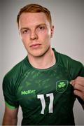 3 July 2024; Gavin Mullin during the Team Ireland Paris 2024 team announcement for Rugby Sevens at the Crowne Plaza Hotel in Blanchardstown, Dublin. Photo by David Fitzgerald/Sportsfile