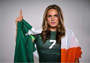 3 July 2024; Béibhinn Parsons during the Team Ireland Paris 2024 team announcement for Rugby Sevens at the Crowne Plaza Hotel in Blanchardstown, Dublin. Photo by David Fitzgerald/Sportsfile