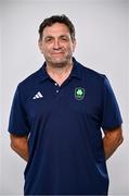 3 July 2024; IRFU Performance Director David Nucifora during the Team Ireland Paris 2024 team announcement for Rugby Sevens at the Crowne Plaza Hotel in Blanchardstown, Dublin. Photo by David Fitzgerald/Sportsfile