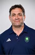 3 July 2024; IRFU Performance Director David Nucifora during the Team Ireland Paris 2024 team announcement for Rugby Sevens at the Crowne Plaza Hotel in Blanchardstown, Dublin. Photo by David Fitzgerald/Sportsfile