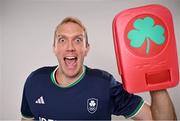 6 July 2024; David Harte during the Team Ireland Paris 2024 team announcement for Hockey at the Crowne Plaza Hotel in Blanchardstown, Dublin. Photo by David Fitzgerald/Sportsfile
