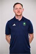6 July 2024; Performance analyst Ross Willis during the Team Ireland Paris 2024 team announcement for Hockey at the Crowne Plaza Hotel in Blanchardstown, Dublin. Photo by David Fitzgerald/Sportsfile