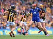 6 July 2024; Peter Duggan of Clare and Tommy Walsh of Kilkenny during the GAA Hurling All-Ireland Senior Championship semi-final match between Kilkenny and Clare at Croke Park in Dublin. Photo by Stephen McCarthy/Sportsfile