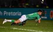 6 July 2024; Conor Murray of Ireland scores his side's second try during the first test between South Africa and Ireland at Loftus Versfeld Stadium in Pretoria, South Africa. Photo by Brendan Moran/Sportsfile