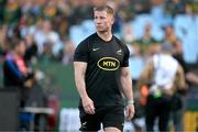 6 July 2024; South Africa defence coach Jerry Flannery before the first test between South Africa and Ireland at Loftus Versfeld Stadium in Pretoria, South Africa. Photo by Brendan Moran/Sportsfile