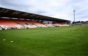 7 July 2024; A general view of the pitch before the TG4 All-Ireland Ladies Football Senior Championship quarter-final match between Armagh and Mayo at the BOX-IT Athletic Grounds in Armagh. Photo by Piaras Ó Mídheach/Sportsfile