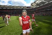 7 July 2024; Mark Coleman of Cork celebrates after the GAA Hurling All-Ireland Senior Championship semi-final match between Limerick and Cork at Croke Park in Dublin. Photo by Stephen McCarthy/Sportsfile