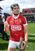 7 July 2024; Mark Coleman of Cork celebrates after his side's victory in the GAA Hurling All-Ireland Senior Championship semi-final match between Limerick and Cork at Croke Park in Dublin. Photo by Seb Daly/Sportsfile