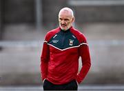 7 July 2024; Mayo manager Liam McHale before the TG4 All-Ireland Ladies Football Senior Championship quarter-final match between Armagh and Mayo at the BOX-IT Athletic Grounds in Armagh. Photo by Piaras Ó Mídheach/Sportsfile