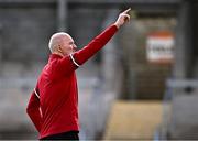 7 July 2024; Mayo manager Liam McHale before the TG4 All-Ireland Ladies Football Senior Championship quarter-final match between Armagh and Mayo at the BOX-IT Athletic Grounds in Armagh. Photo by Piaras Ó Mídheach/Sportsfile
