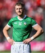 7 July 2024; A dejected Seamus Flanagan of Limerick after the GAA Hurling All-Ireland Senior Championship semi-final match between Limerick and Cork at Croke Park in Dublin. Photo by John Sheridan/Sportsfile