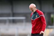 7 July 2024; Mayo manager Liam McHale before the TG4 All-Ireland Ladies Football Senior Championship quarter-final match between Armagh and Mayo at the BOX-IT Athletic Grounds in Armagh. Photo by Piaras Ó Mídheach/Sportsfile