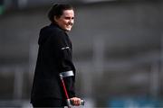 7 July 2024; Injured Armagh footballer Aimee Mackin before the TG4 All-Ireland Ladies Football Senior Championship quarter-final match between Armagh and Mayo at the BOX-IT Athletic Grounds in Armagh. Photo by Piaras Ó Mídheach/Sportsfile