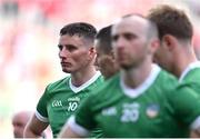 7 July 2024; Gearóid Hegarty of Limerick after his side's defeat in the GAA Hurling All-Ireland Senior Championship semi-final match between Limerick and Cork at Croke Park in Dublin. Photo by Seb Daly/Sportsfile