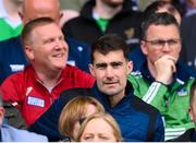 7 July 2024; Minister for finance Jack Chambers TD during the GAA Hurling All-Ireland Senior Championship semi-final match between Limerick and Cork at Croke Park in Dublin. Photo by Stephen McCarthy/Sportsfile