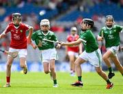 7 July 2024; Joseph McMullan, St Joseph's PS, Dunloy, Antrim, representing Limerick, during the GAA INTO Cumann na mBunscol Respect Exhibition Go Games held before the GAA Hurling All-Ireland Senior Championship Semi-Final between Limerick and Cork at Croke Park in Dublin. Photo by Daire Brennan/Sportsfile