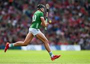 7 July 2024; Gearóid Hegarty of Limerick during the GAA Hurling All-Ireland Senior Championship semi-final match between Limerick and Cork at Croke Park in Dublin. Photo by Ray McManus/Sportsfile