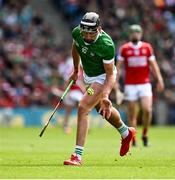 7 July 2024; Gearóid Hegarty of Limerick during the GAA Hurling All-Ireland Senior Championship semi-final match between Limerick and Cork at Croke Park in Dublin. Photo by Ray McManus/Sportsfile