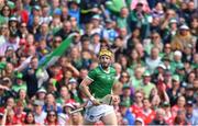 7 July 2024; Seamus Flanagan of Limerick during the GAA Hurling All-Ireland Senior Championship semi-final match between Limerick and Cork at Croke Park in Dublin. Photo by Stephen McCarthy/Sportsfile