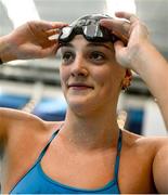 8 July 2024; Victoria Catterson during Team Ireland Paris 2024 Aquatics team training at the National Aquatic Centre on the Sport Ireland Campus in Dublin. Photo by David Fitzgerald/Sportsfile